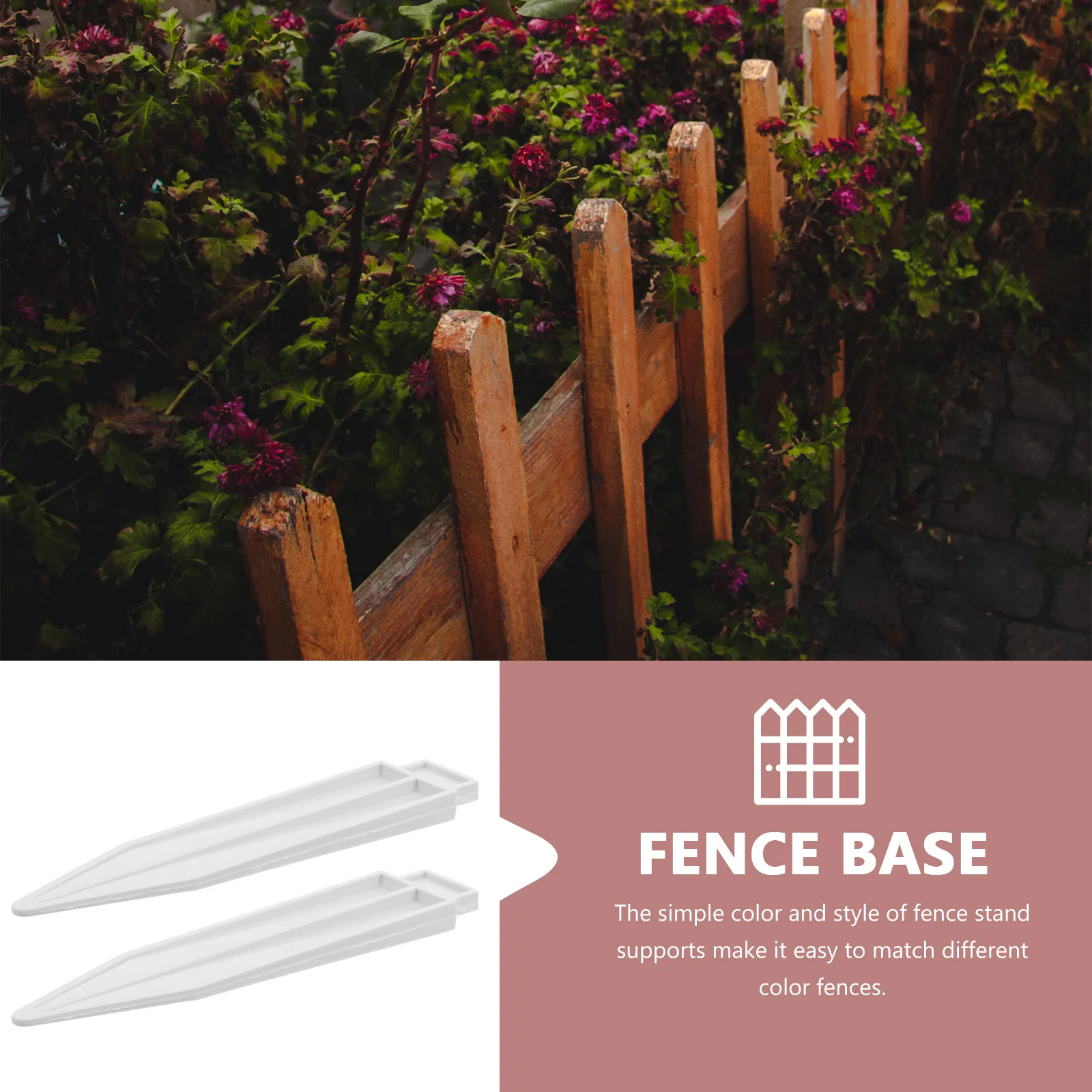 8pcs Ground Spike Plug Plastic Support For Garden Yard Fencing Holder Fence Stand Support Plastic Fence Parts Garden Accessory
8pcs Ground Spike Plug Plastic Support For Garden Yard Fencing Holder Fence Stand Support Plastic Fence Parts Garden Accessory