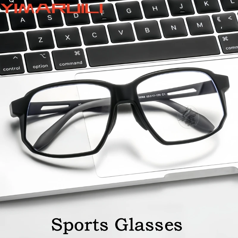 YIMARUILI New TR90 Men's Sports Cycling Glasses Ultra-light Fashion Big Size Optical Prescription Eyeglasses Frame Women HD-8068
YIMARUILI New TR90 Men's Sports Cycling Glasses Ultra-light Fashion Big Size Optical Prescription Eyeglasses Frame Women HD-8068