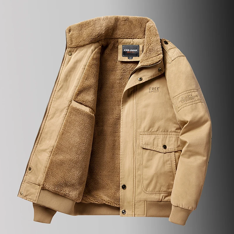 Retro Men Cotton Jacket Autumn Fashion Baggy Casual Male Coat Warm Windproof Trend Versatile Top Baseball Clothes Sportswear New
Retro Men Cotton Jacket Autumn Fashion Baggy Casual Male Coat Warm Windproof Trend Versatile Top Baseball Clothes Sportswear New