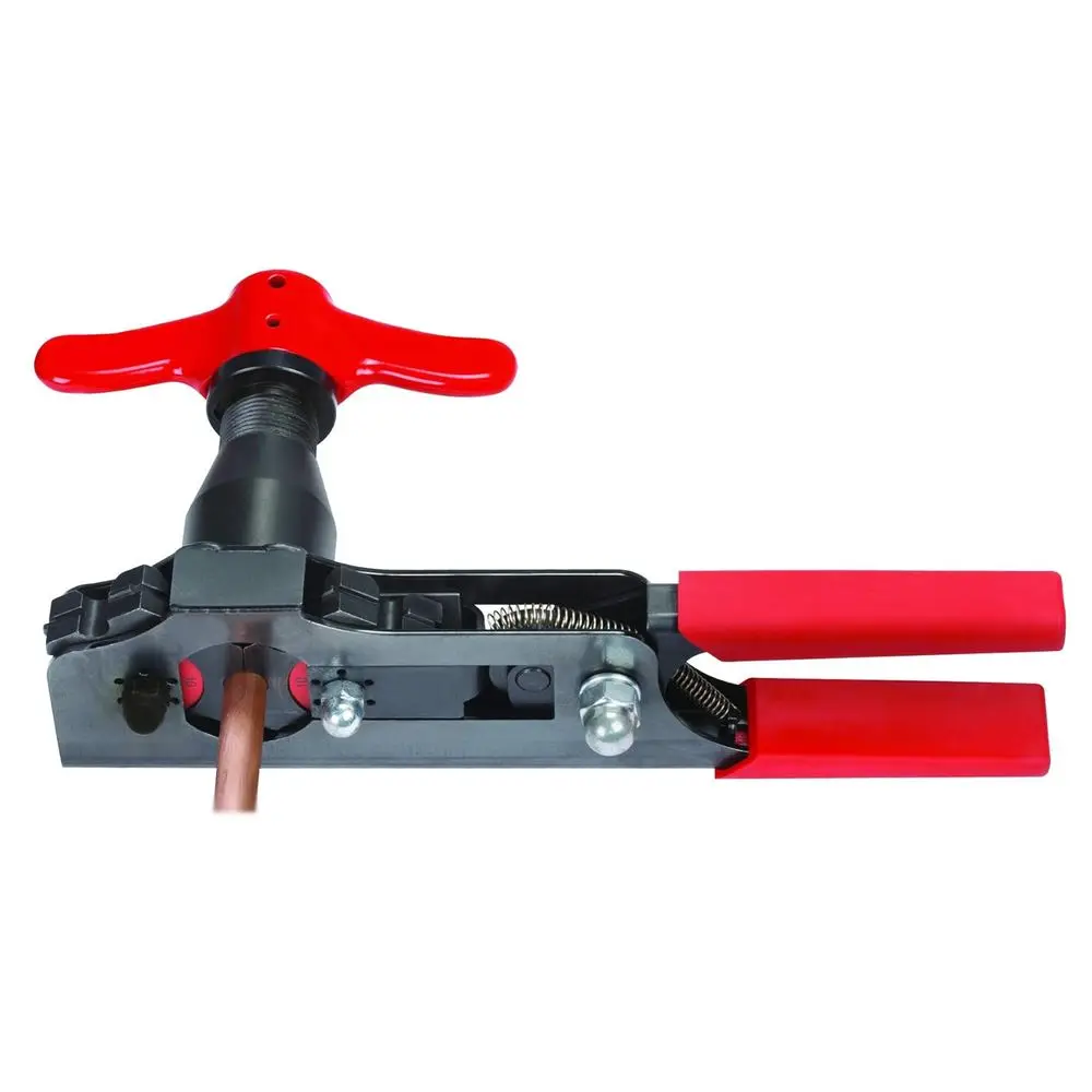 Revolver Set with Precision Trac 28 - 45° Stand for Laring or Copper Pipes, 6-18 mm & 1/4 to 3/4
Revolver Set with Precision Trac 28 - 45° Stand for Laring or Copper Pipes, 6-18 mm & 1/4 to 3/4