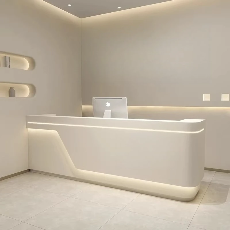 Simple Modern Reception Desks Beauty Salon Minimalist Aesthetic Reception Desks Company Simple Mostrador Commercial Furniture
Simple Modern Reception Desks Beauty Salon Minimalist Aesthetic Reception Desks Company Simple Mostrador Commercial Furniture