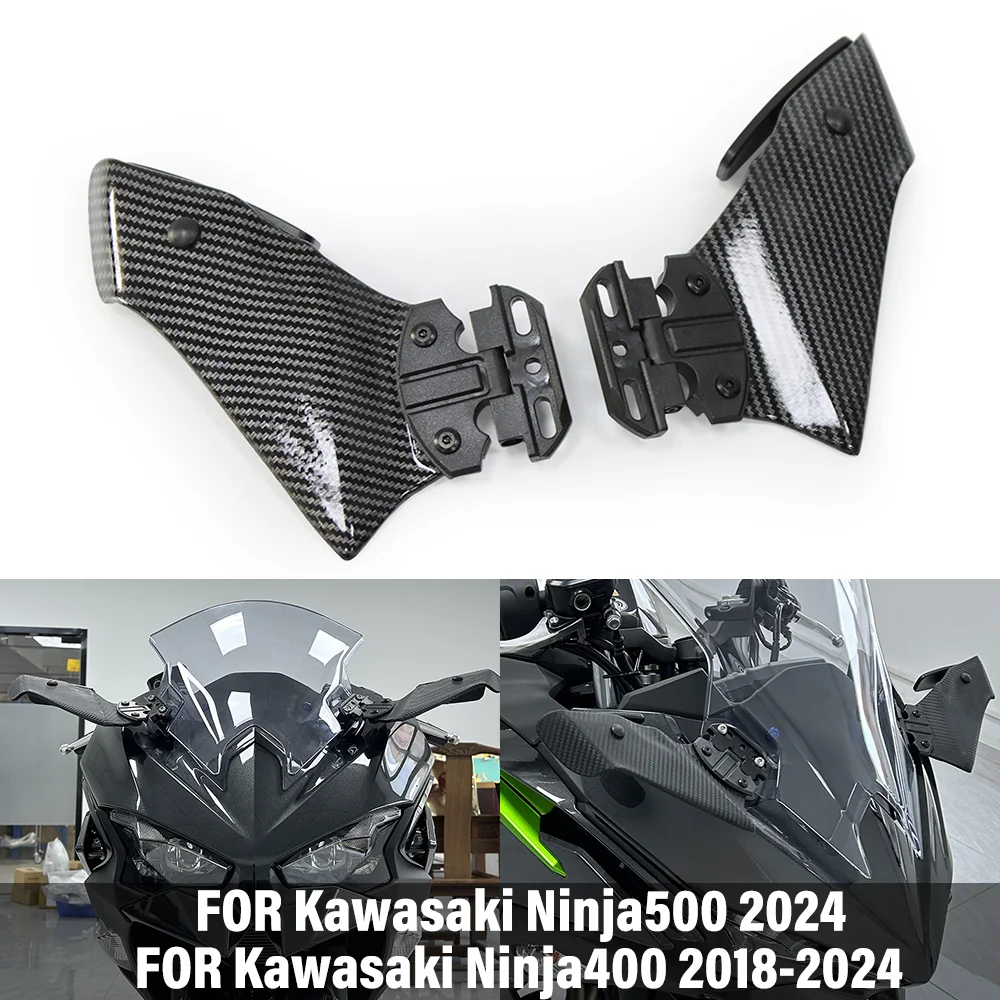 Universal Motorcycle Side Wing Spoiler Kit Adjustable Rearview Mirror Wind Wing For KAWASAKI NINJA500 2024 NINJA400 2018-2024
Universal Motorcycle Side Wing Spoiler Kit Adjustable Rearview Mirror Wind Wing For KAWASAKI NINJA500 2024 NINJA400 2018-2024