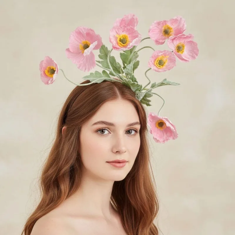 Pink Flower Hair Accessory–Delicate Field Blossom Headpiece for Weddings, Garden Parties & Bridal Events,Women's Floral Headwear
Pink Flower Hair Accessory–Delicate Field Blossom Headpiece for Weddings, Garden Parties & Bridal Events,Women's Floral Headwear