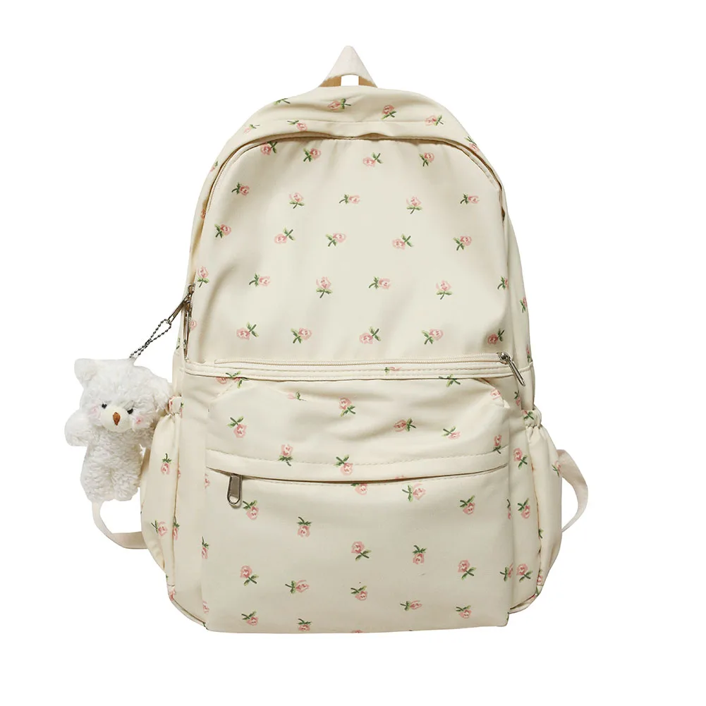 Floral Prints Backpack with Pendant Girls College Backpack School Students Travel Bookbag Computer Aesthetic Backpack
Floral Prints Backpack with Pendant Girls College Backpack School Students Travel Bookbag Computer Aesthetic Backpack