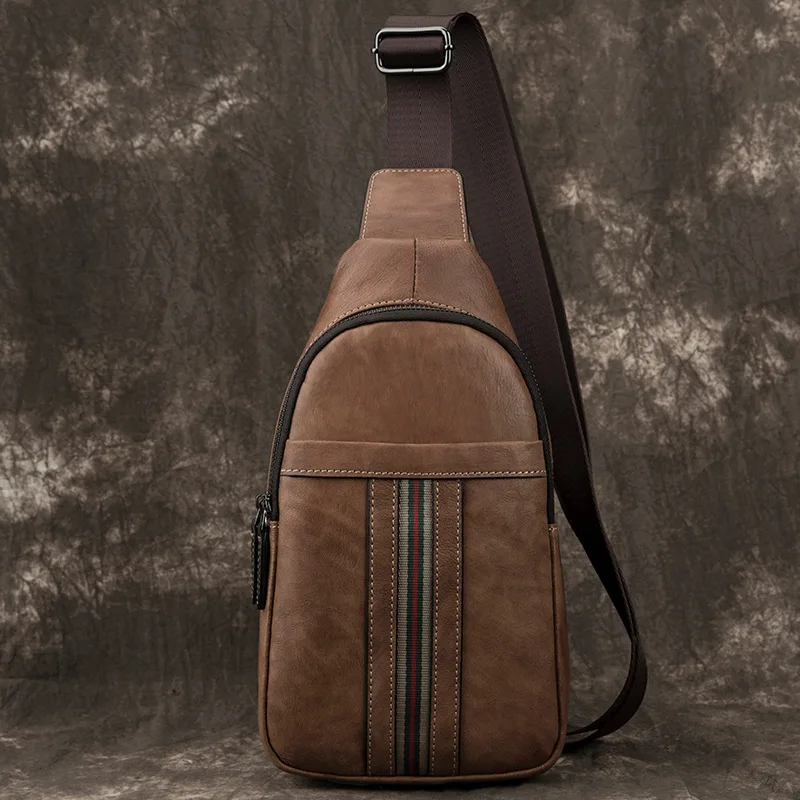 Leather Men's Chest Package Personality Cowhide Women's Handbags New Chinese Style High Quality Luxury Shoulder Bags
Leather Men's Chest Package Personality Cowhide Women's Handbags New Chinese Style High Quality Luxury Shoulder Bags