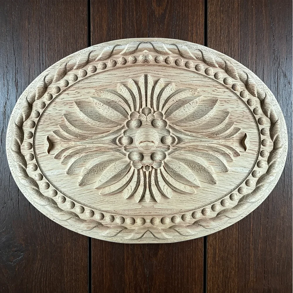 1PC18-30cm Round Wood Applique Wood Decal Wood Mouldings Onlay Unpainted European Carving Floral Wooden Furniture Decor Corner
1PC18-30cm Round Wood Applique Wood Decal Wood Mouldings Onlay Unpainted European Carving Floral Wooden Furniture Decor Corner