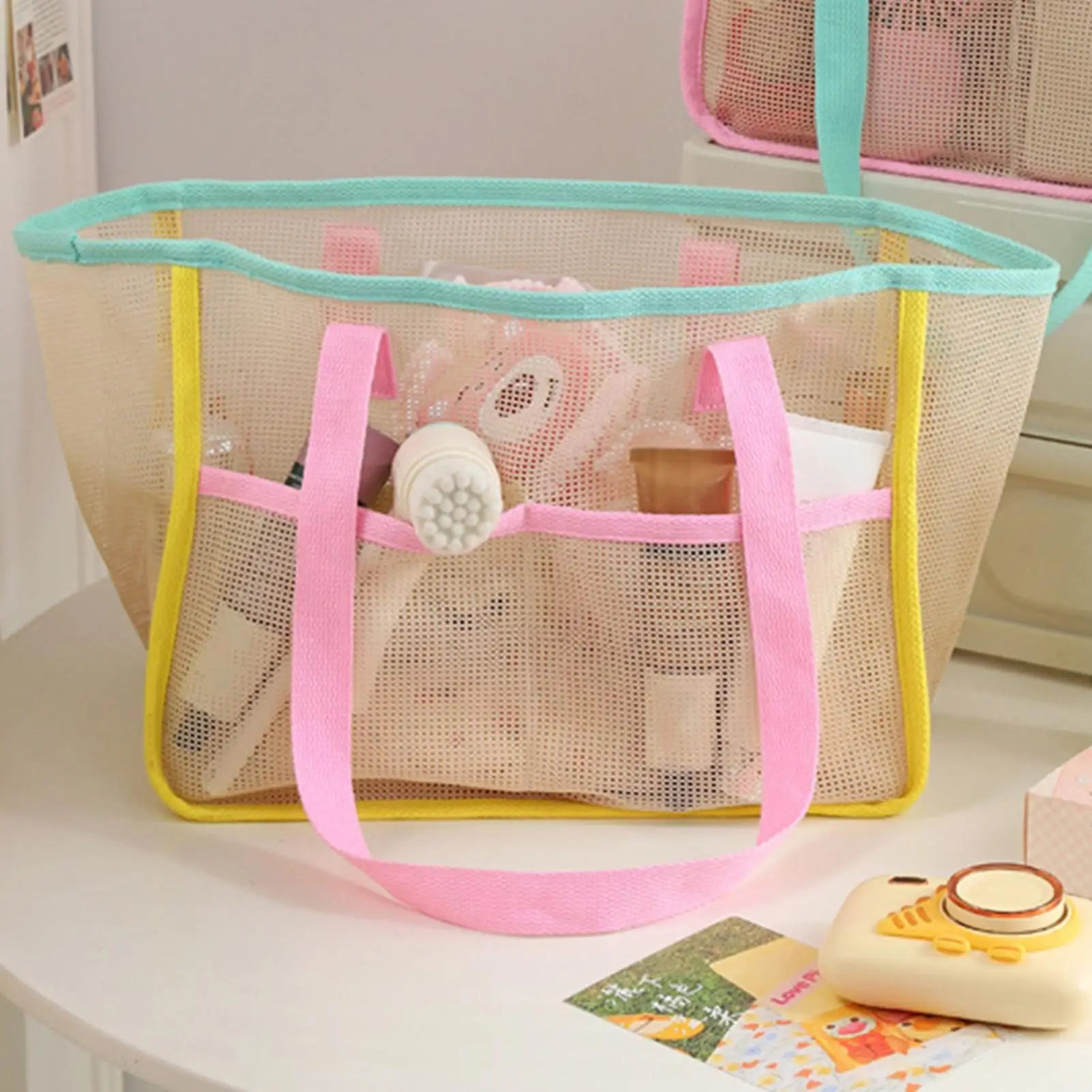 Сетчатая сумка для пляжа, пляжные сумки-тоут для женщин, пескозащитный большой органайзер для хранения, дорожные аксессуары для пикника на открытом воздухе
Сетчатая сумка для пляжа, пляжные сумки-тоут для женщин, пескозащитный большой органайзер для хранения, дорожные аксессуары для пикника на открытом воздухе