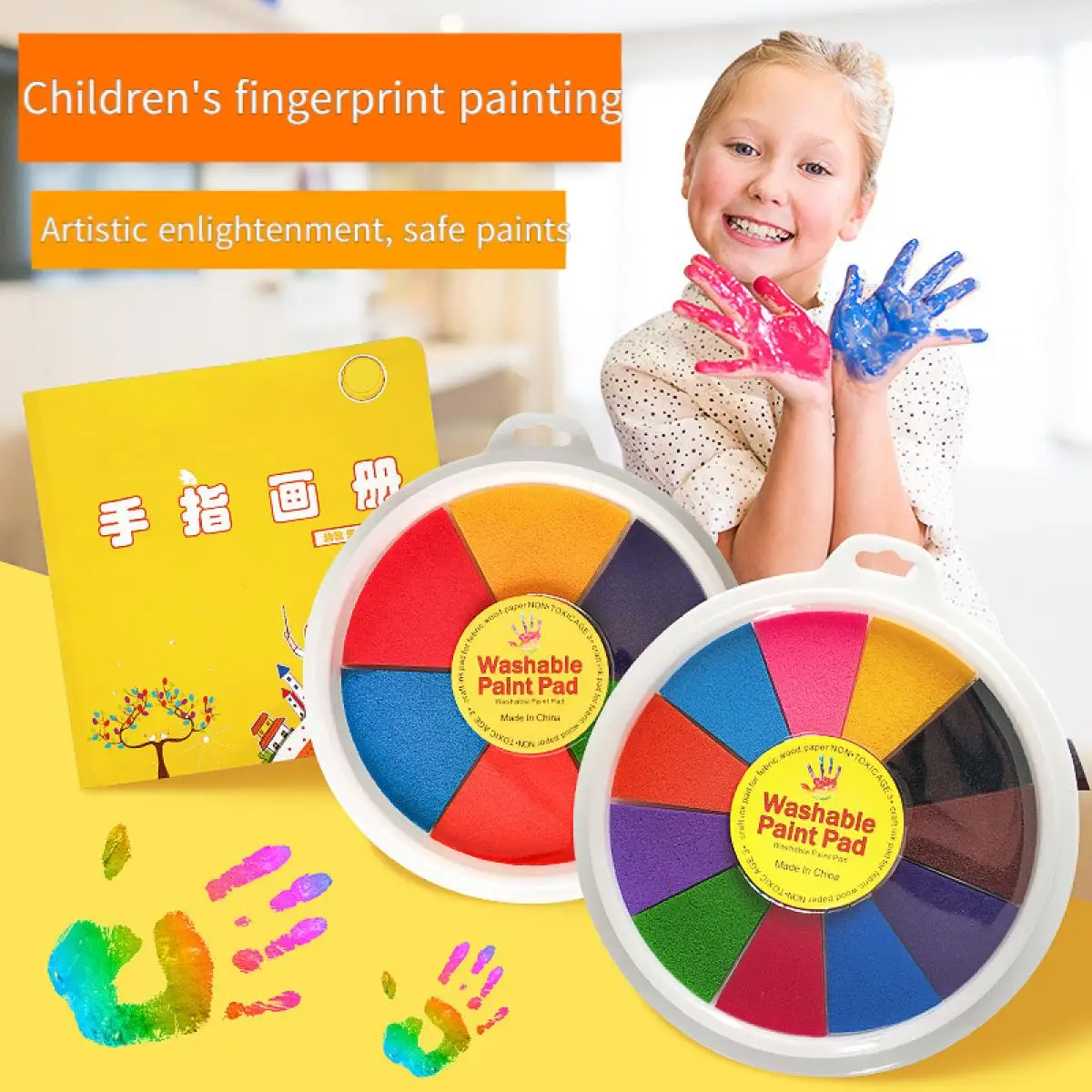 Beadsnice Children's Finger Painting Coloring Doodle Pigment Plate Finger Painting Picture Book Mud Plate Fun Toys
Beadsnice Children's Finger Painting Coloring Doodle Pigment Plate Finger Painting Picture Book Mud Plate Fun Toys