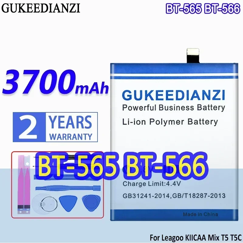 BT-565 BT-566 3700mAh High Capacity Replacement Mobile Phone Battery For Leagoo KIICAA Mix T5 T5C Portable Battery
BT-565 BT-566 3700mAh High Capacity Replacement Mobile Phone Battery For Leagoo KIICAA Mix T5 T5C Portable Battery