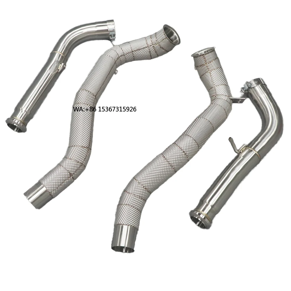 2019+ W463A 4.0T Heat Shield 304 Stainless Steel 1.5mm Thick Header Exhaust Downpipe
2019+ W463A 4.0T Heat Shield 304 Stainless Steel 1.5mm Thick Header Exhaust Downpipe