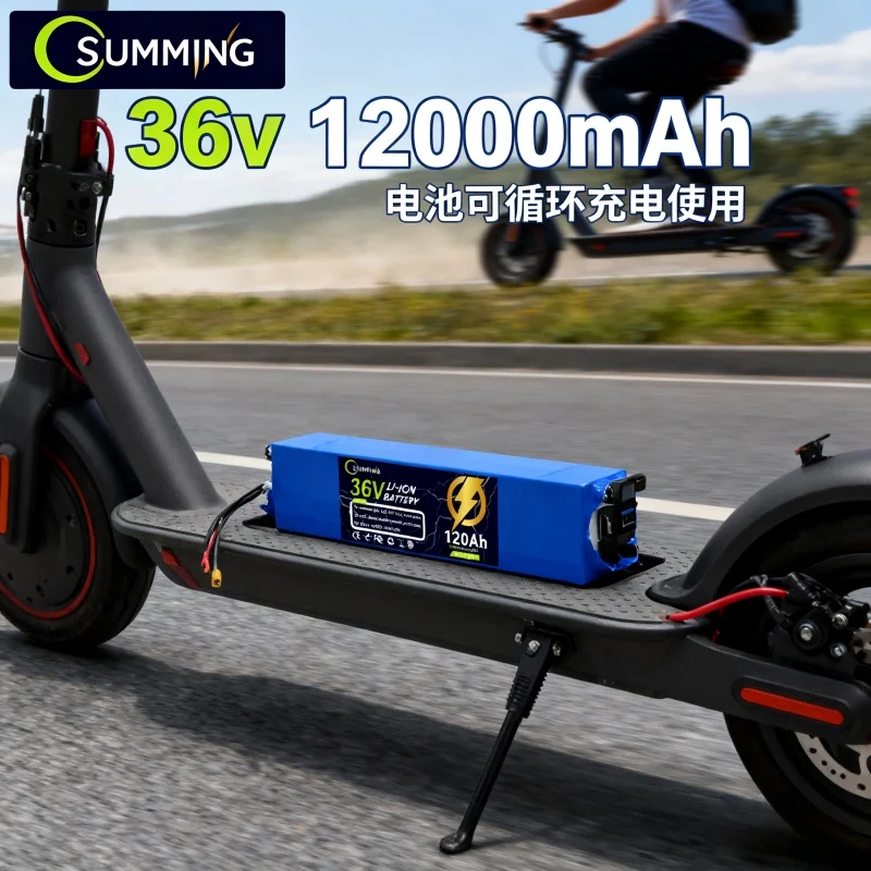 Genuine summing 36V 120Ah 10s2p Battery Packs Rechargeable Lithium Ion Battery for Electric Self Balancing Scooter ⚡
Genuine summing 36V 120Ah 10s2p Battery Packs Rechargeable Lithium Ion Battery for Electric Self Balancing Scooter ⚡