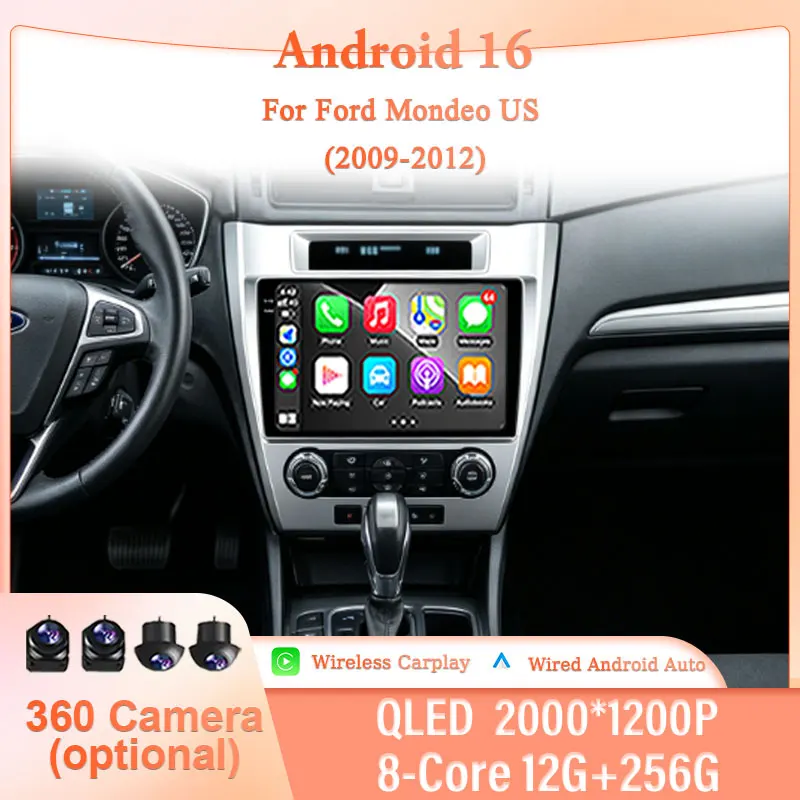 for Ford Mondeo US 2009-2012 Video Audio Player 10" Android 16 Intelligent System Bluetooth 4G No 2 din Touch Screen Autoradio
for Ford Mondeo US 2009-2012 Video Audio Player 10" Android 16 Intelligent System Bluetooth 4G No 2 din Touch Screen Autoradio