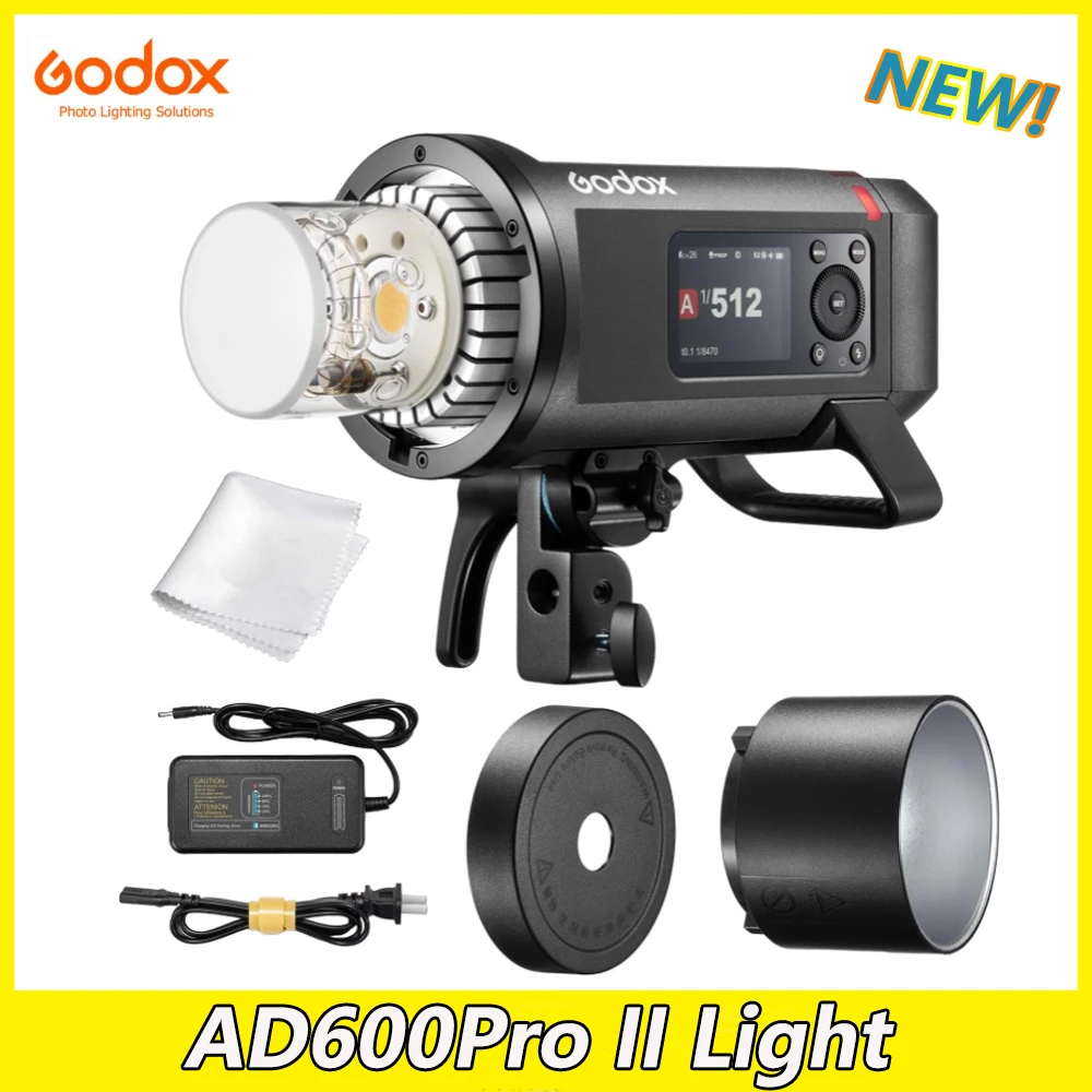 Беспроводная внешняя вспышка Godox AD600Pro II, Вспышка TTL «все в одном» с высокой скоростью синхронизации для Canon, Nikon, Sony
Беспроводная внешняя вспышка Godox AD600Pro II, Вспышка TTL «все в одном» с высокой скоростью синхронизации для Canon, Nikon, Sony