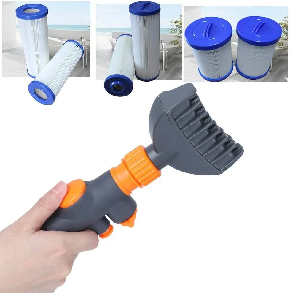 Filter Jet Cleaner Pool Hot Tub Spa Water Wand Cartridge Hand Held Cleaning Brush WIth US Connector
Filter Jet Cleaner Pool Hot Tub Spa Water Wand Cartridge Hand Held Cleaning Brush WIth US Connector