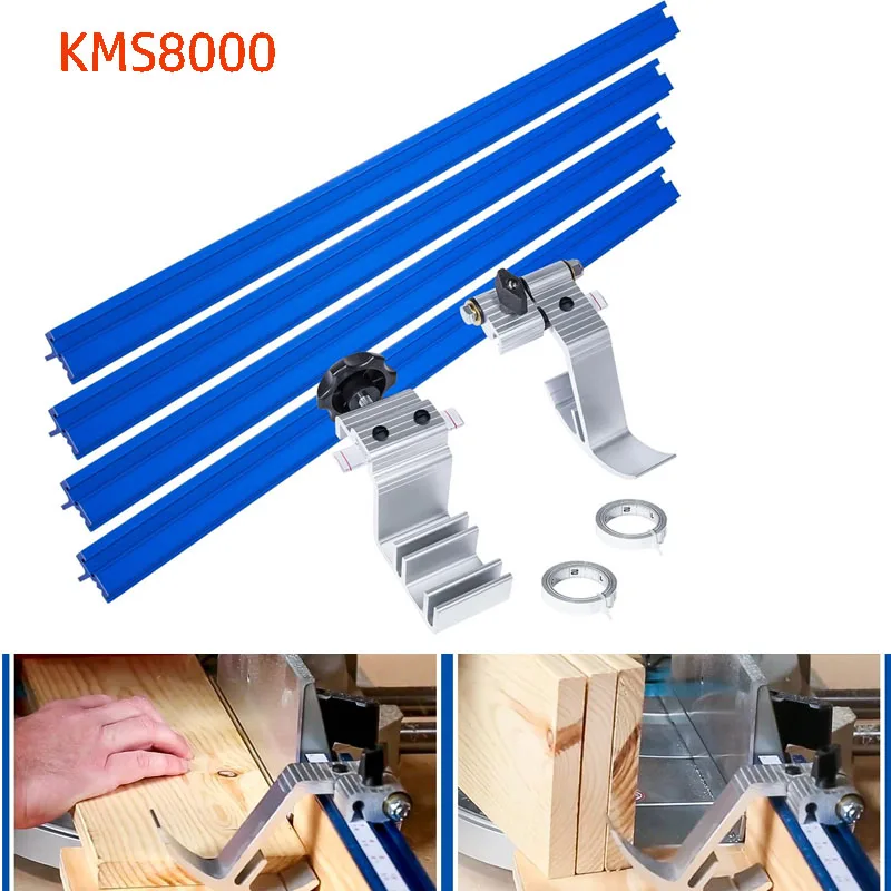 KMS8000 Precision Trak & Stops Kit Track Guide Woodworking Tool Saw Guide Measuring System For Precise ,Repeatable Cutting Woods
KMS8000 Precision Trak & Stops Kit Track Guide Woodworking Tool Saw Guide Measuring System For Precise ,Repeatable Cutting Woods