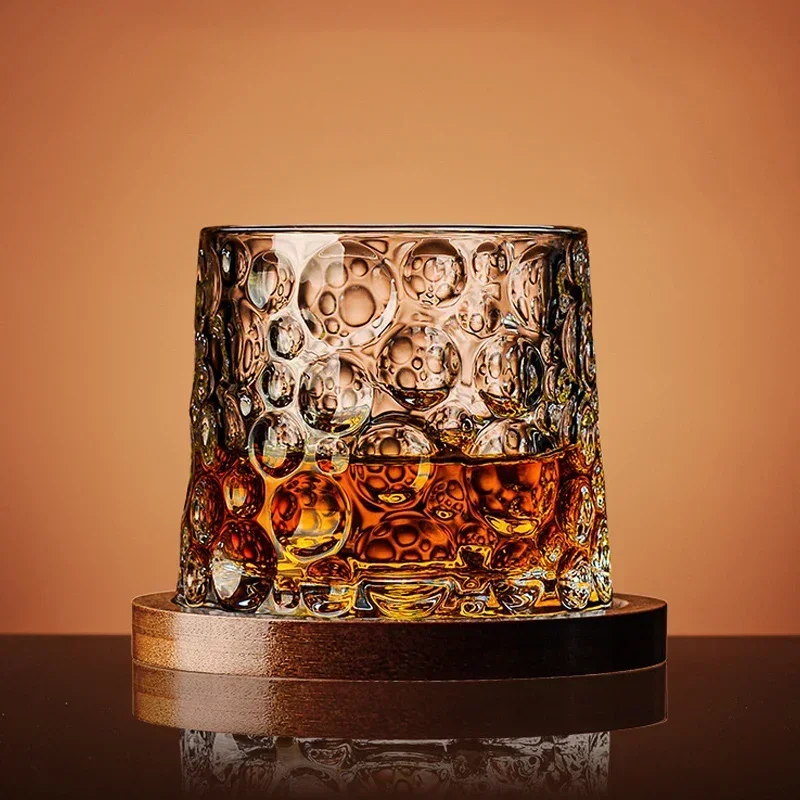 Tumbler Whiskey Glass with Base Crystal Whiskey Glasses Rotating Spinning Wine Brandy Glass Cup Drinkware for Bar Home
Tumbler Whiskey Glass with Base Crystal Whiskey Glasses Rotating Spinning Wine Brandy Glass Cup Drinkware for Bar Home