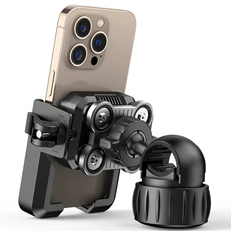 Universal Motorcycle Bike Phone Holder with Vibration Dampener, Adjustable Handlebar Mount for iPhone Samsung Smartphones
Universal Motorcycle Bike Phone Holder with Vibration Dampener, Adjustable Handlebar Mount for iPhone Samsung Smartphones
