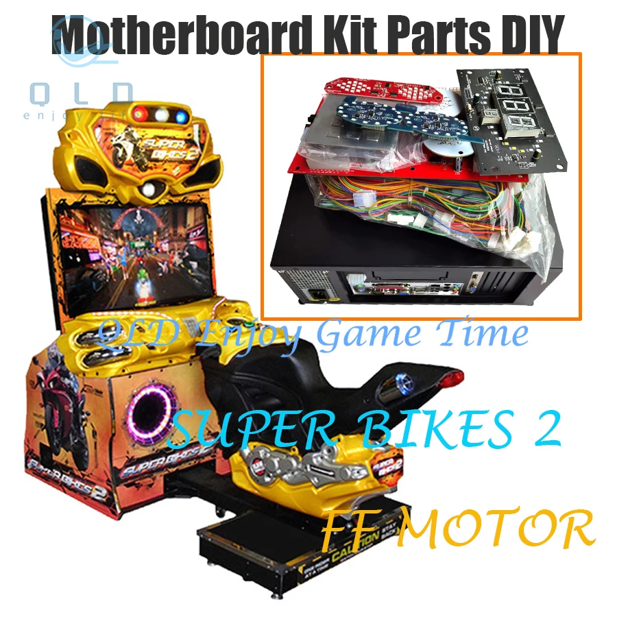 The Super Bikes 2 Kit Car Racing Game PCB Motherboard FF Motor Game DIY Set for Coin Operator Arcade Amusement Games Machine
The Super Bikes 2 Kit Car Racing Game PCB Motherboard FF Motor Game DIY Set for Coin Operator Arcade Amusement Games Machine