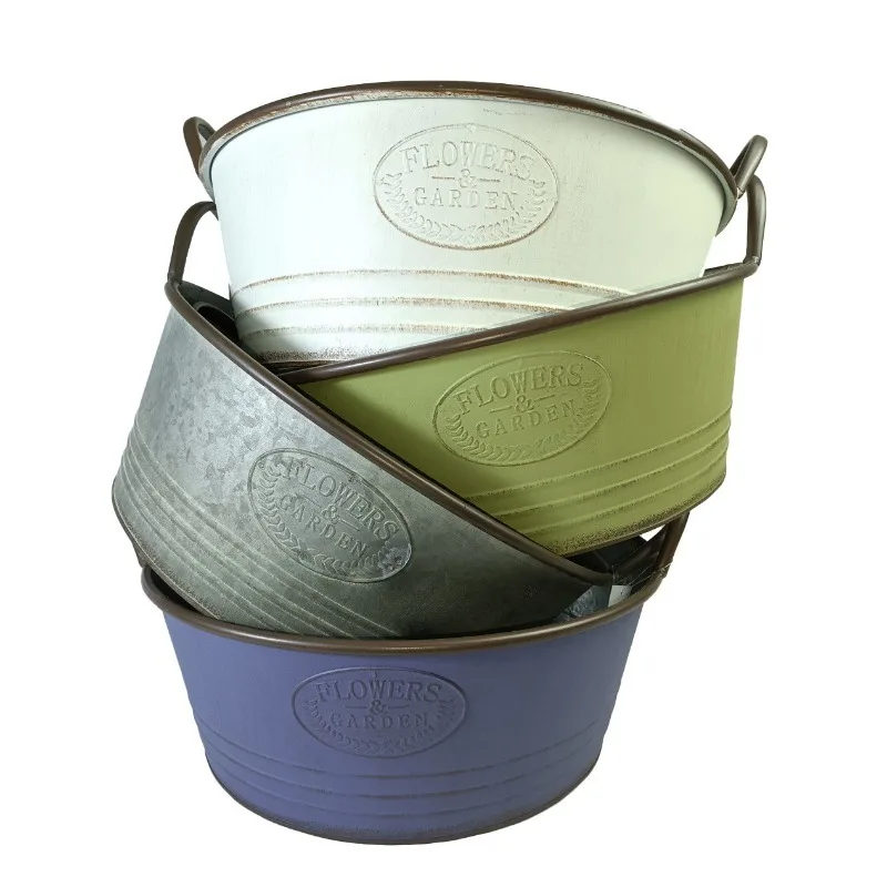 Vintage Iron Sheet Portable Flower Bucket Making Old Large Horticultural Dry Flower Pots Garden Home Vase Decoration Decorations
Vintage Iron Sheet Portable Flower Bucket Making Old Large Horticultural Dry Flower Pots Garden Home Vase Decoration Decorations