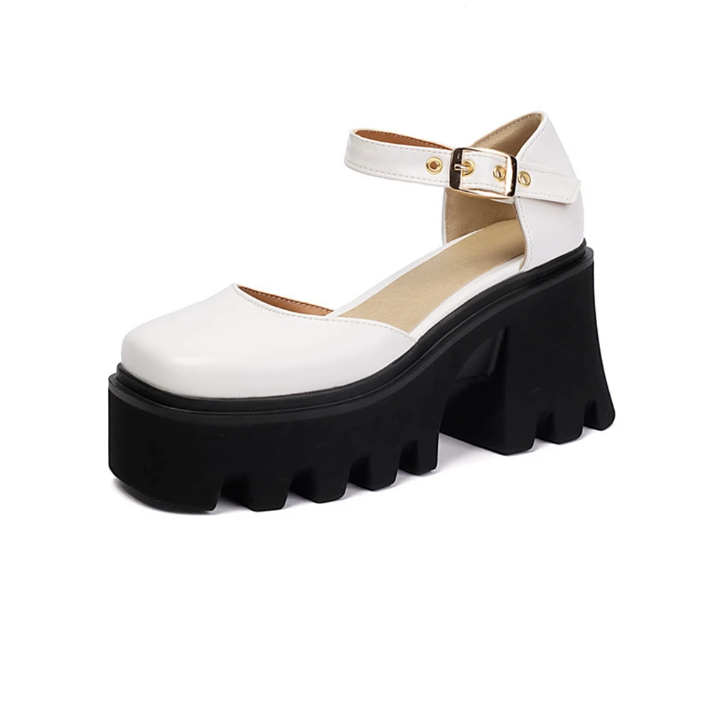 Women's Platform Wedge Sandals Closed Toe Ankle Strap Chunky Heel Shoes Plus Size 34-43 Non-slip Summer Casual 1857-1
Women's Platform Wedge Sandals Closed Toe Ankle Strap Chunky Heel Shoes Plus Size 34-43 Non-slip Summer Casual 1857-1