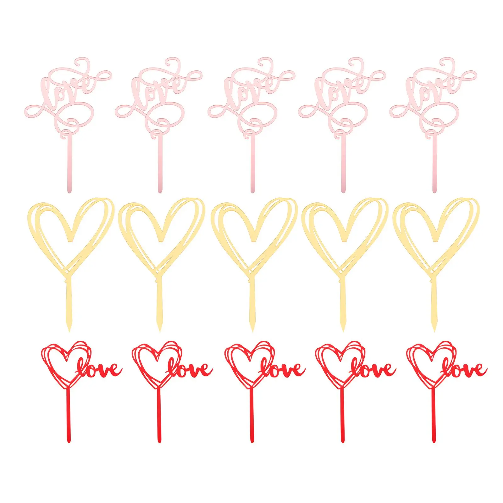 15 Pcs Heart Shaped Cake Picks 76mm Red 5pcs 126mm Hearts 5pcs Flour Pattern Love Valentine Decorations Party Wedding Toppers
15 Pcs Heart Shaped Cake Picks 76mm Red 5pcs 126mm Hearts 5pcs Flour Pattern Love Valentine Decorations Party Wedding Toppers