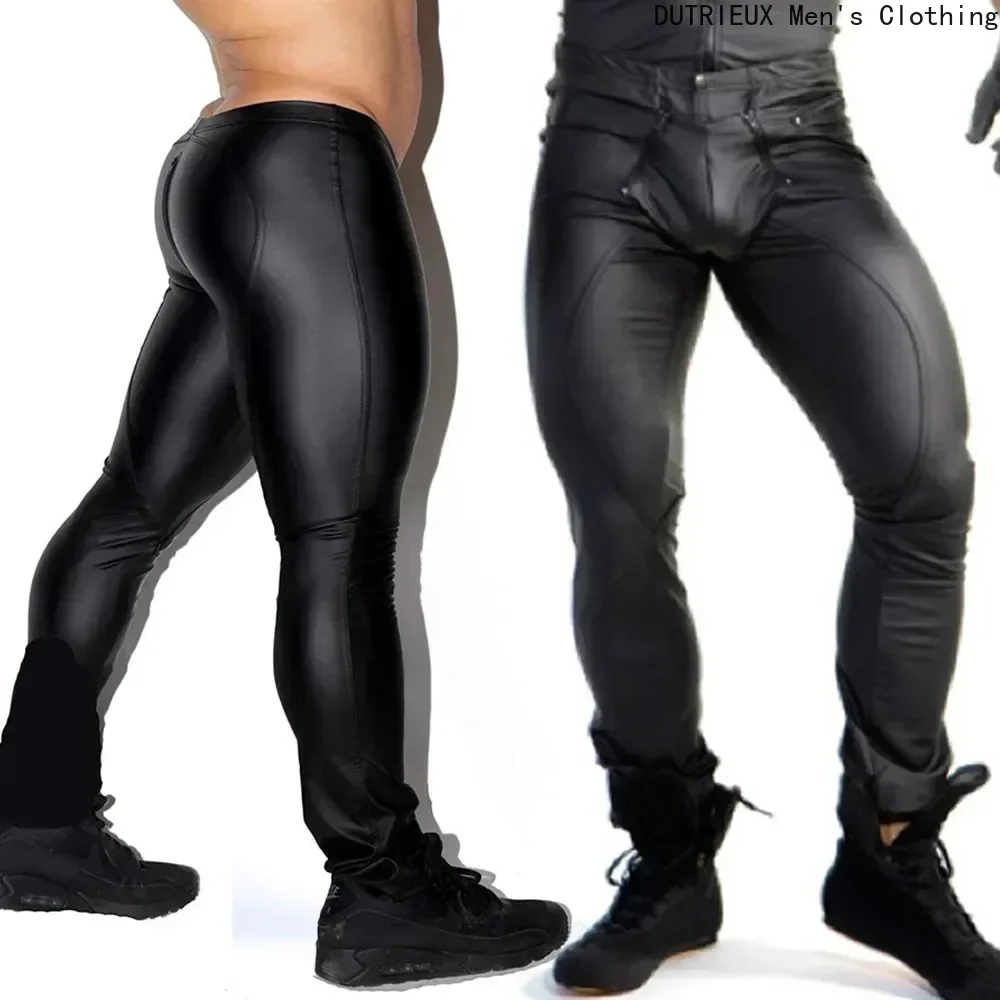 Мужские сексуальные узкие блестящие кожаные брюки, облегающие удобные повседневные уличные брюки для ночного клуба, повседневная одежда, уличная одежда
Мужские сексуальные узкие блестящие кожаные брюки, облегающие удобные повседневные уличные брюки для ночного клуба, повседневная одежда, уличная одежда