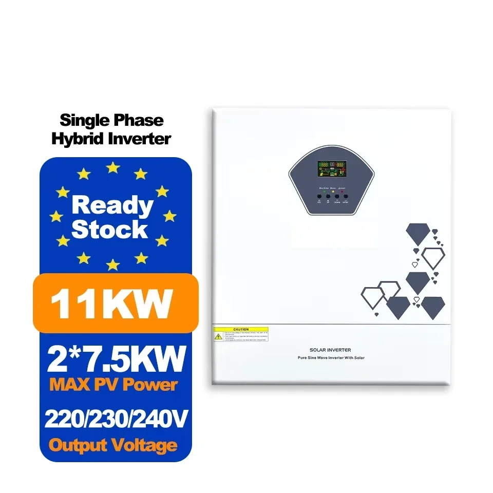 48V 11000W Pure Sine Wave Dual MPPT 360-430Vdc Off Grid Solar Inverter for Heavy Loads
48V 11000W Pure Sine Wave Dual MPPT 360-430Vdc Off Grid Solar Inverter for Heavy Loads
