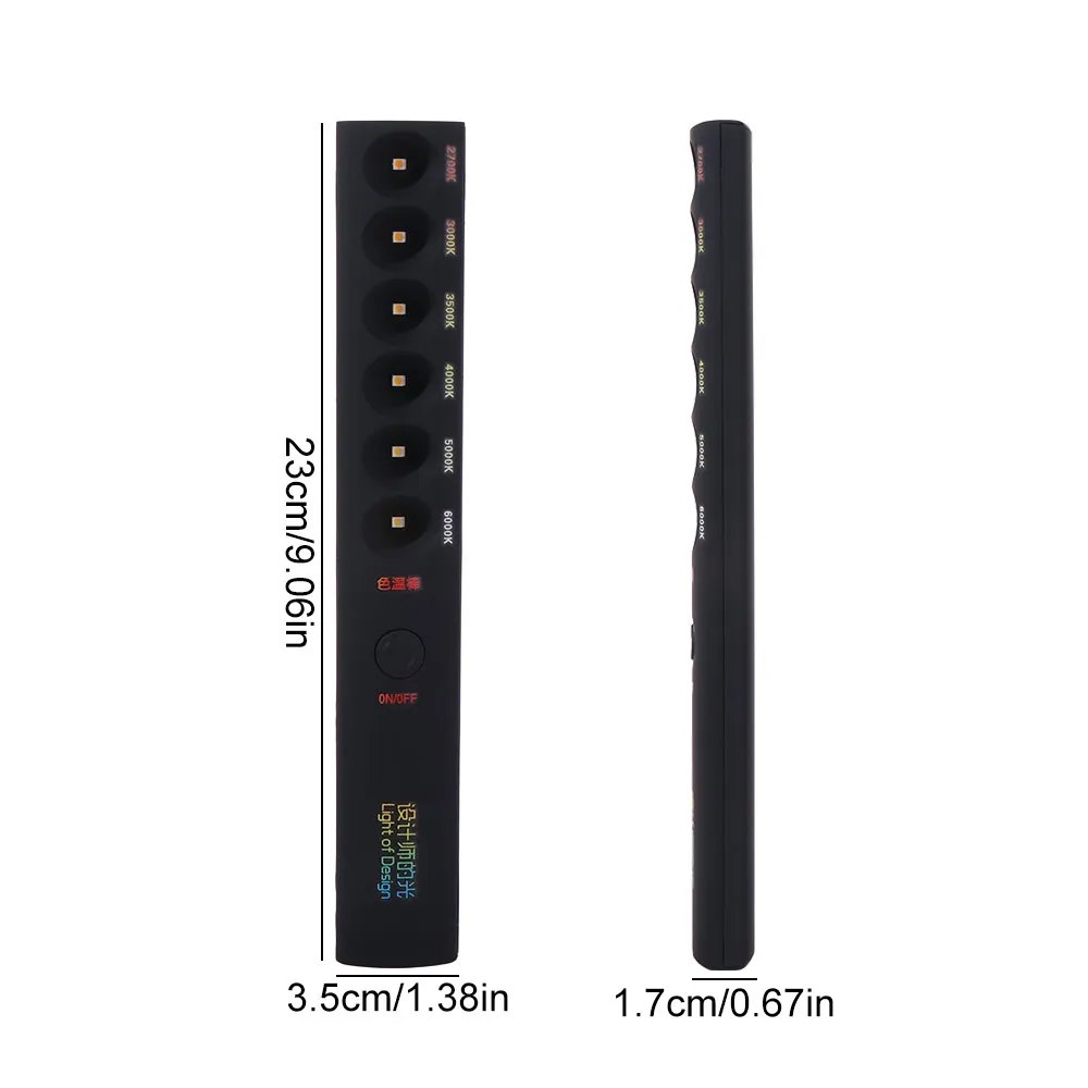 Spotlight Portable Color Temperature Stick Multifunction 6 Modes Designer's Light Rechargeable Handheld
Spotlight Portable Color Temperature Stick Multifunction 6 Modes Designer's Light Rechargeable Handheld