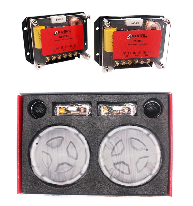 BEST 4ohm RMS 80W Aluminum basin stand Composite paper basin 6.5 Inch 2-way car audio Component Speaker Silk membrane tweeter
BEST 4ohm RMS 80W Aluminum basin stand Composite paper basin 6.5 Inch 2-way car audio Component Speaker Silk membrane tweeter