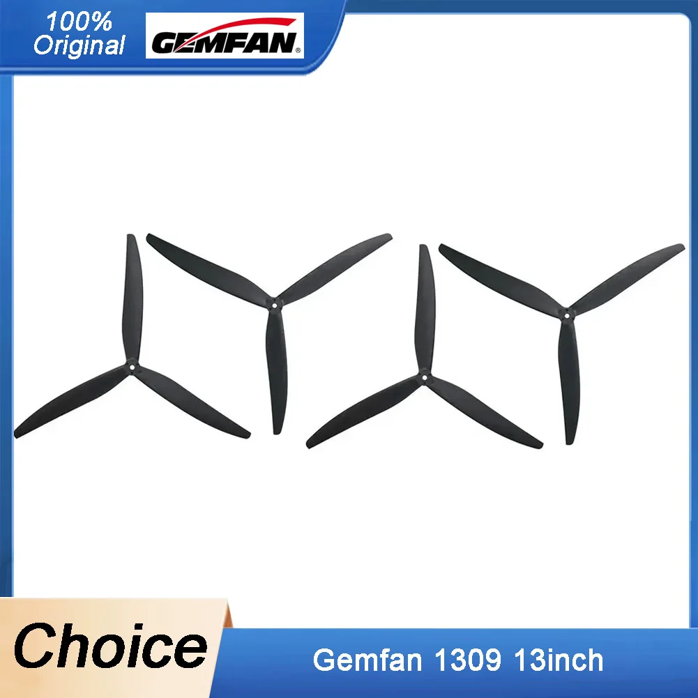 2 пары 3-лопастных пропеллеров GEMFAN 1309 — 13-дюймовый нейлон из стекловолокна с фиксированным шагом для RC FPV-дронов
2 пары 3-лопастных пропеллеров GEMFAN 1309 — 13-дюймовый нейлон из стекловолокна с фиксированным шагом для RC FPV-дронов