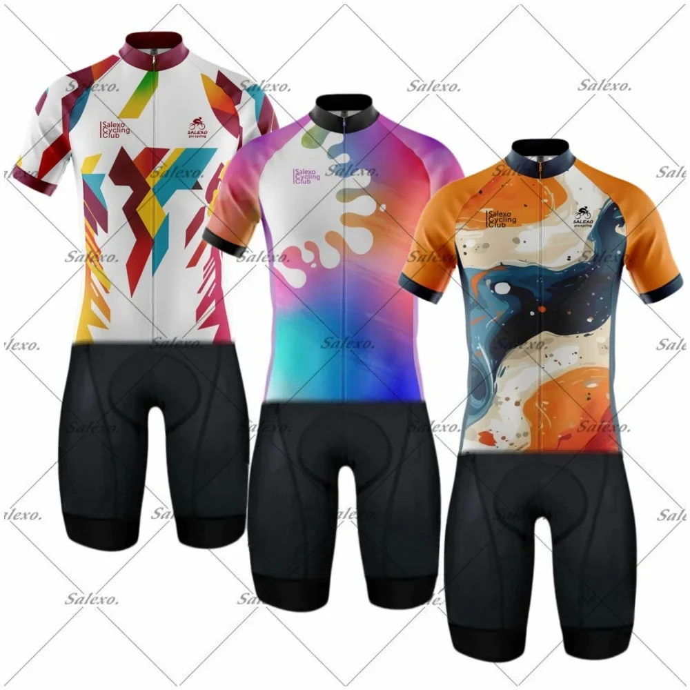 Skinsuit Short LASER CUT Gradient Triathlon Sleeved Jumpsuit Bodysuit SHORT Cycling Jersey Bike Clothing Maillot Ropa Ciclismo
Skinsuit Short LASER CUT Gradient Triathlon Sleeved Jumpsuit Bodysuit SHORT Cycling Jersey Bike Clothing Maillot Ropa Ciclismo