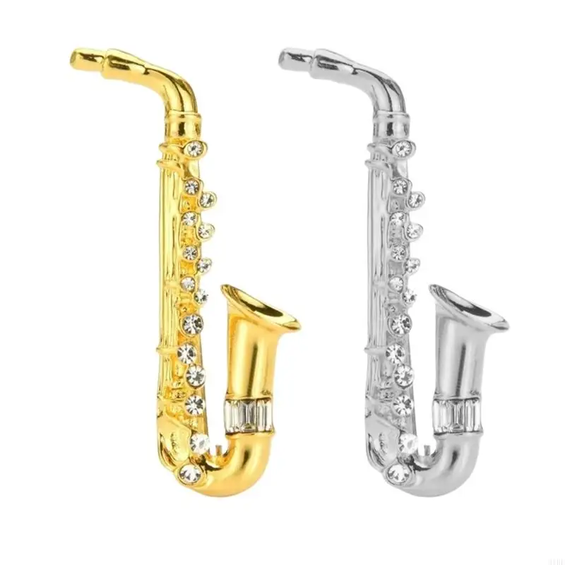 31BF Elegant Saxophones Crystal Brooch Pin Versatile Fashion Accessory for Women Dress Suit Unique Musical Instrument
31BF Elegant Saxophones Crystal Brooch Pin Versatile Fashion Accessory for Women Dress Suit Unique Musical Instrument