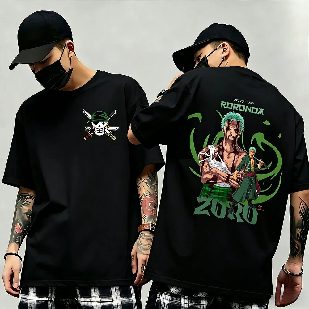Summer New Arrival: One Piece Pattern T-shirt, unisex, anime print, casual short-sleeved, fashionable streetwear top, Y2K style.
Summer New Arrival: One Piece Pattern T-shirt, unisex, anime print, casual short-sleeved, fashionable streetwear top, Y2K style.