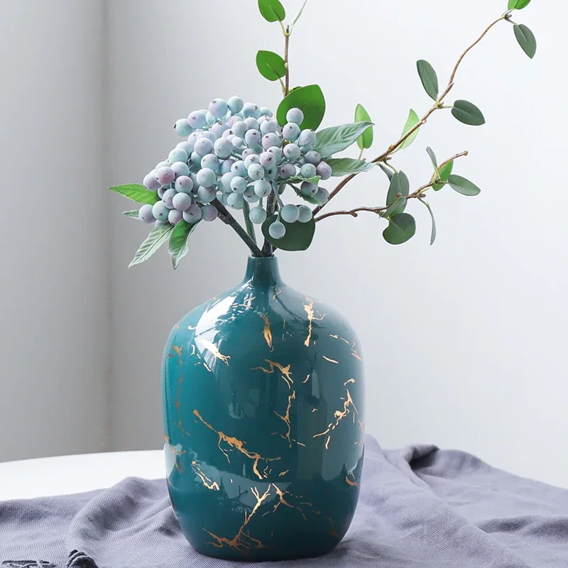 Marbling Ceramic Vase Blue Hydroponic Desktop Decoration Home Accessories Flower Arrangement Small Mouth Vases
Marbling Ceramic Vase Blue Hydroponic Desktop Decoration Home Accessories Flower Arrangement Small Mouth Vases