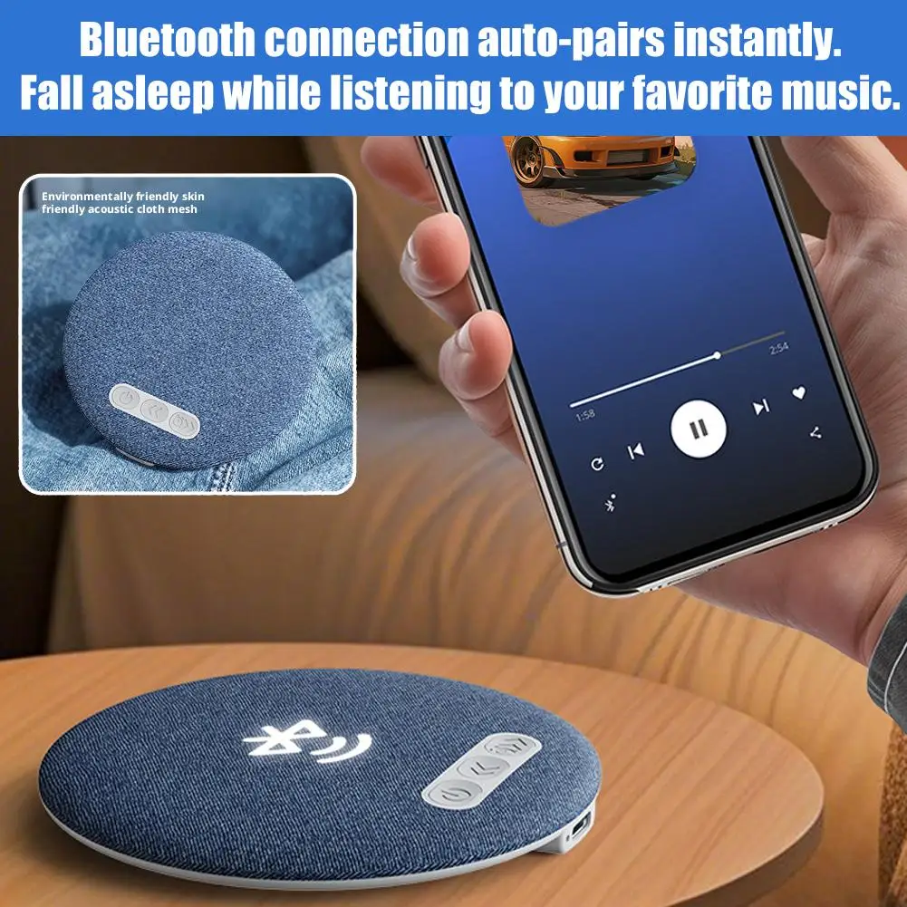 Миниатюрная Bluetooth-колонка под подушку, беспроводная звуковая панель, MP3-плеер, прикроватное ультразвуковое устройство для улучшения сна, подарки
Миниатюрная Bluetooth-колонка под подушку, беспроводная звуковая панель, MP3-плеер, прикроватное ультразвуковое устройство для улучшения сна, подарки