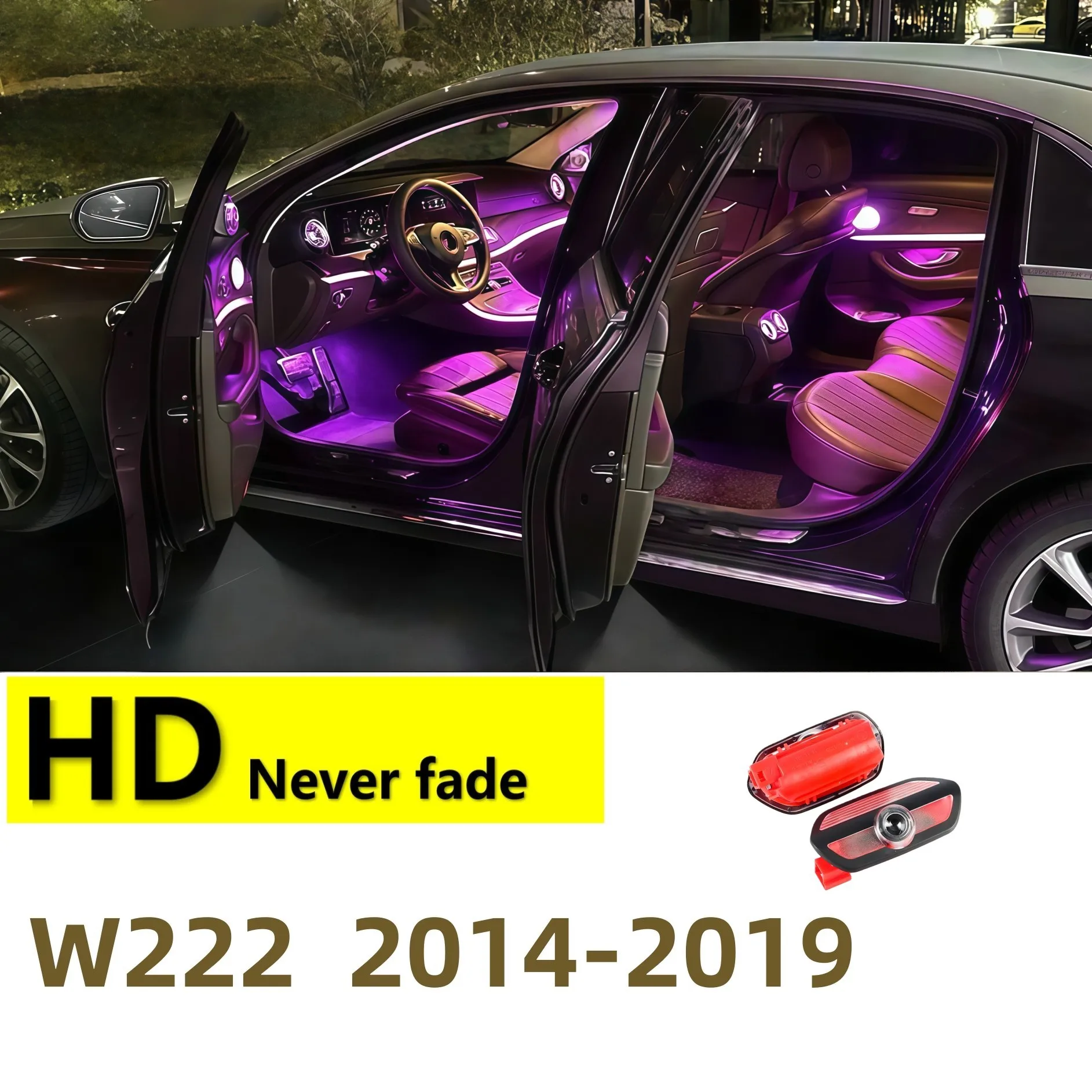 2PC HD For Mercedes Benz W222 S Class LED Car Door Projector Ghost Shadow Welcome Light Accessories S63 AMG 2014-2019
2PC HD For Mercedes Benz W222 S Class LED Car Door Projector Ghost Shadow Welcome Light Accessories S63 AMG 2014-2019