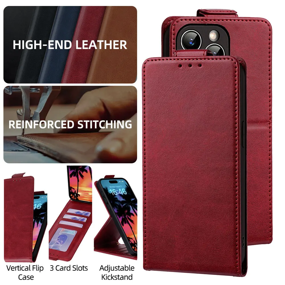 Leather Phone Case for Samsung S25 Ultra S24 Plus S23 S22 FE Wallet Case S26 EDGE Flip Cover Card slots Shell Phone Accessories
Leather Phone Case for Samsung S25 Ultra S24 Plus S23 S22 FE Wallet Case S26 EDGE Flip Cover Card slots Shell Phone Accessories