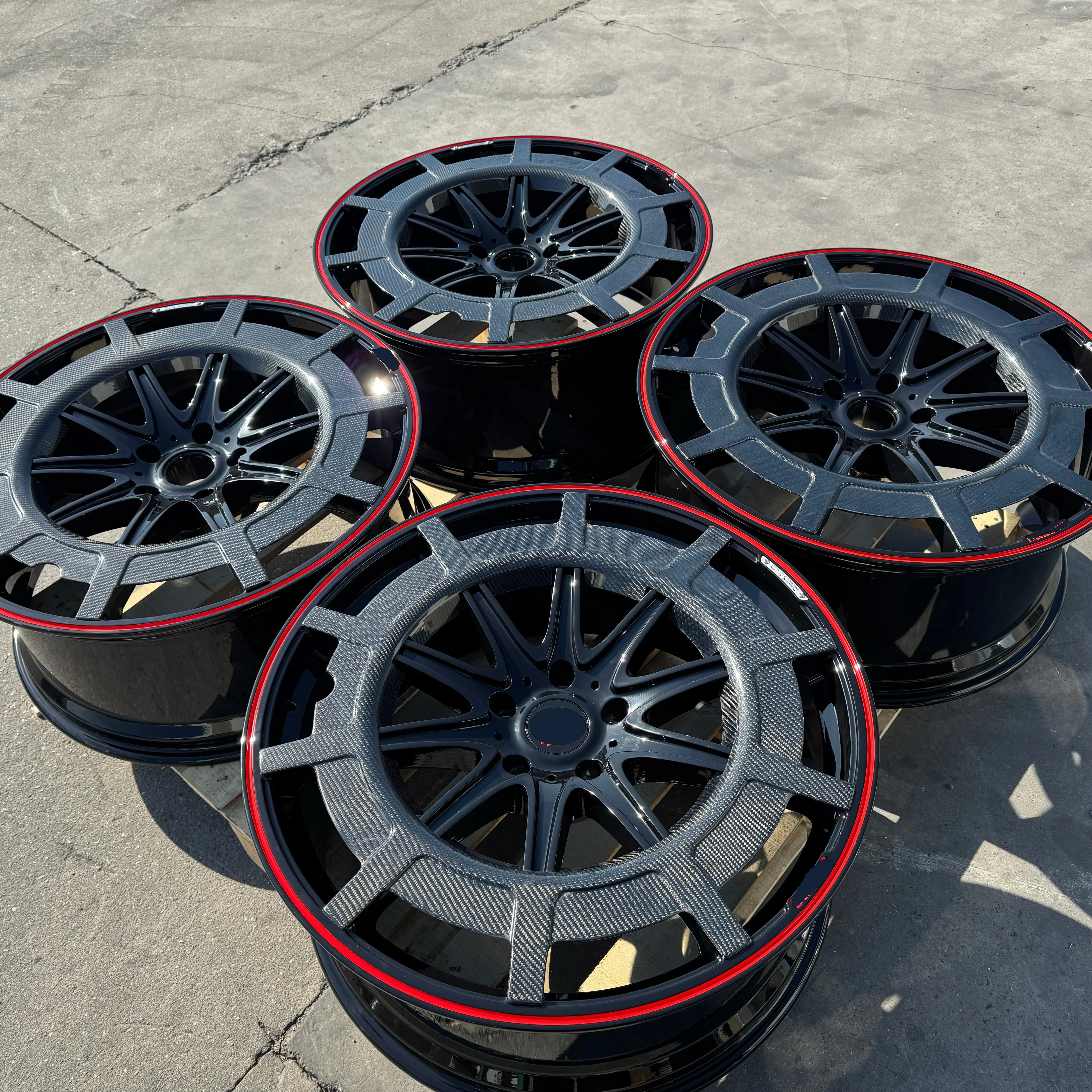 GVICHN Custom G900 Forged Rim 22 23 24inch for Mercedes G-Class 5*130 Wheel Pure Carbon Fiber Ring for G500 W463 W464 G63 G350
GVICHN Custom G900 Forged Rim 22 23 24inch for Mercedes G-Class 5*130 Wheel Pure Carbon Fiber Ring for G500 W463 W464 G63 G350