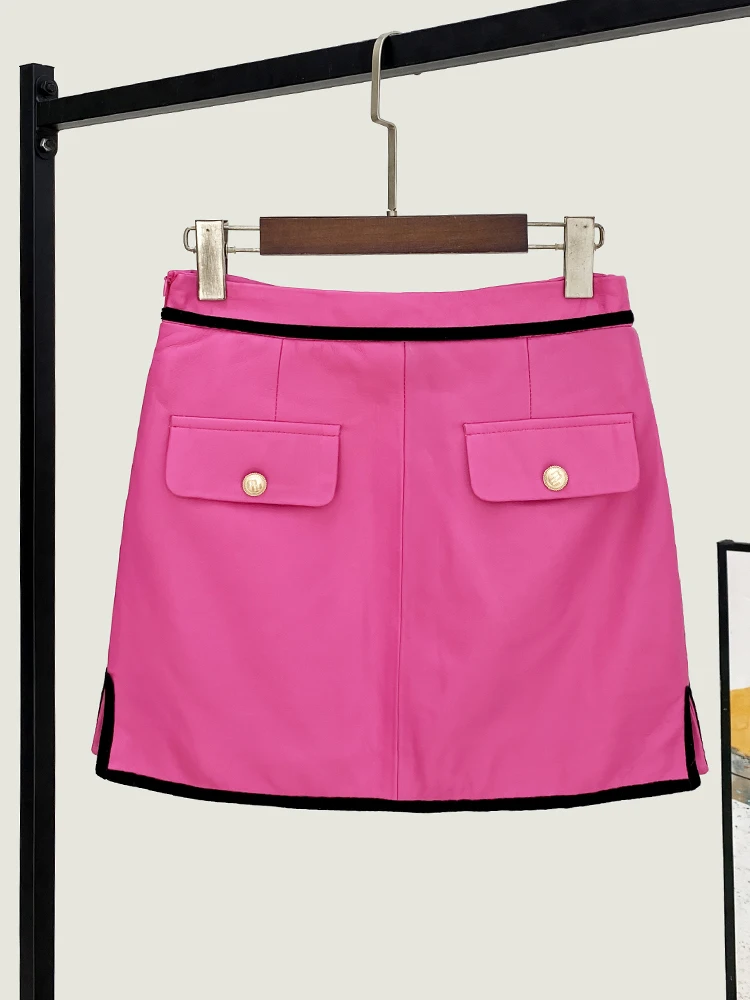 Spring New High Quality Genuine Real Leather Skirt Women's All-Match Waist Hip
Spring New High Quality Genuine Real Leather Skirt Women's All-Match Waist Hip
