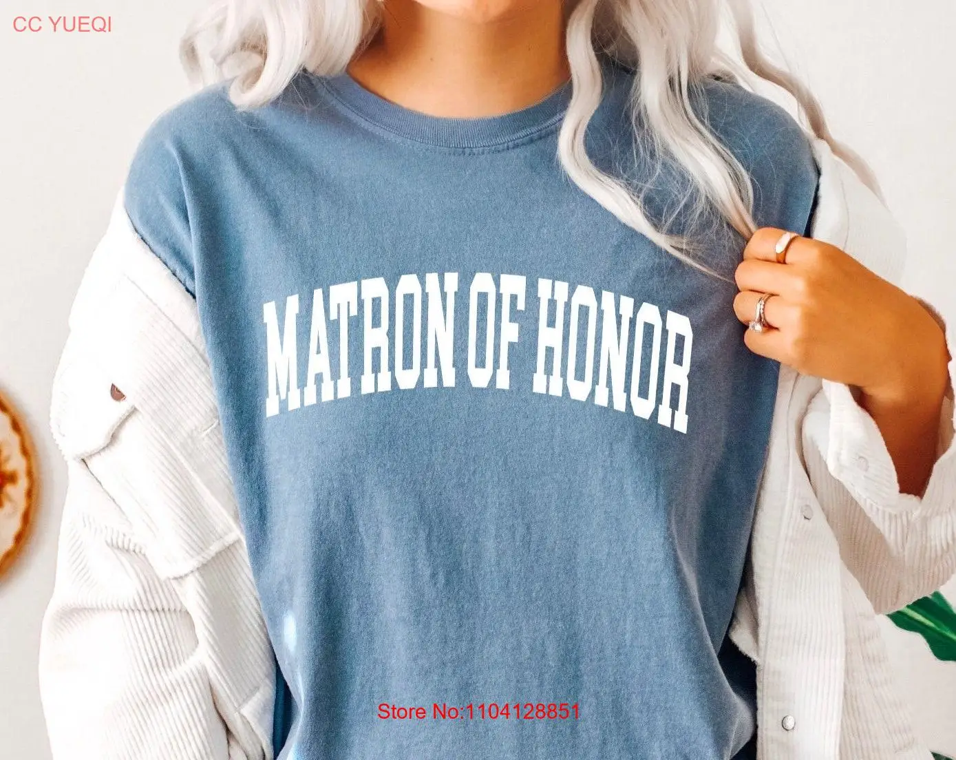 Футболка Matron of Honor, удобные цвета, свадебный девичник, вечеринка, с длинными или короткими рукавами
Футболка Matron of Honor, удобные цвета, свадебный девичник, вечеринка, с длинными или короткими рукавами