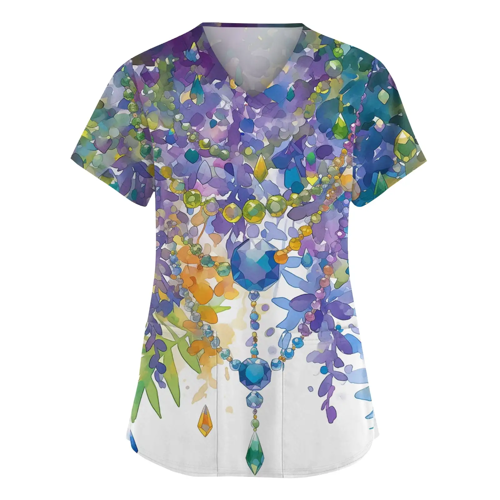 Womens Women's Medical Uniforms Scrubs Sequins Sparkly Short Sleeve Nurse Uniform Feathers Print V Neck Clinical Uniforms Woman
Womens Women's Medical Uniforms Scrubs Sequins Sparkly Short Sleeve Nurse Uniform Feathers Print V Neck Clinical Uniforms Woman