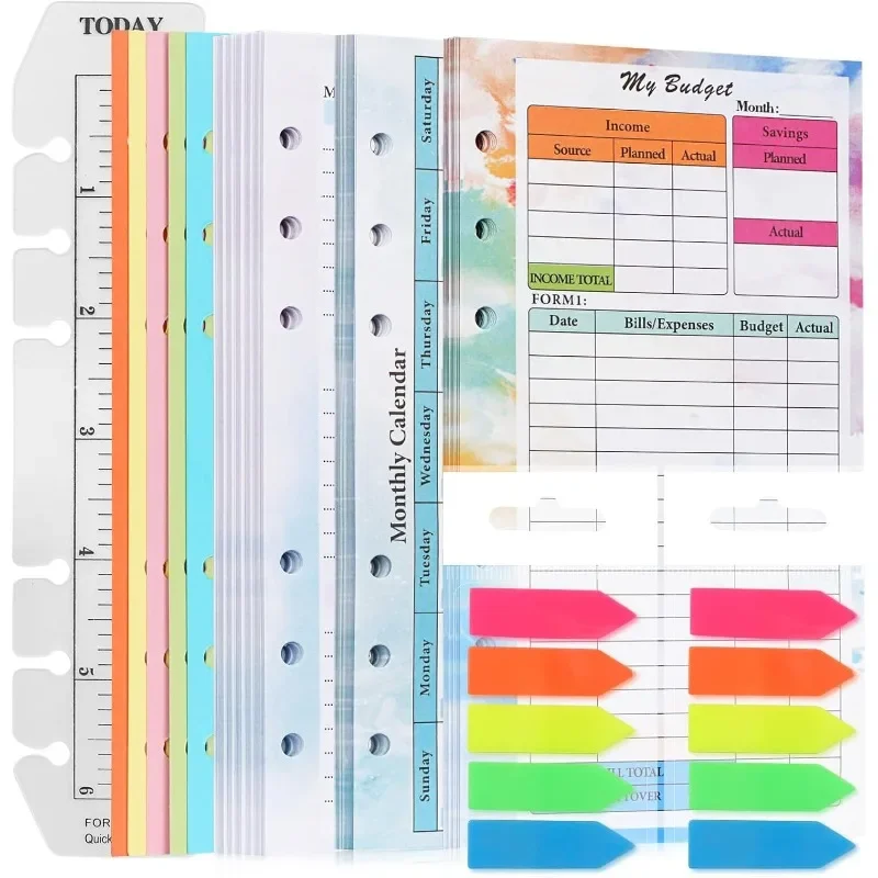 A6 Loose Leaf Notebook Refill Spiral Binder Inner Page Budget Page Weekly Monthly Inside Paper Stationery
A6 Loose Leaf Notebook Refill Spiral Binder Inner Page Budget Page Weekly Monthly Inside Paper Stationery