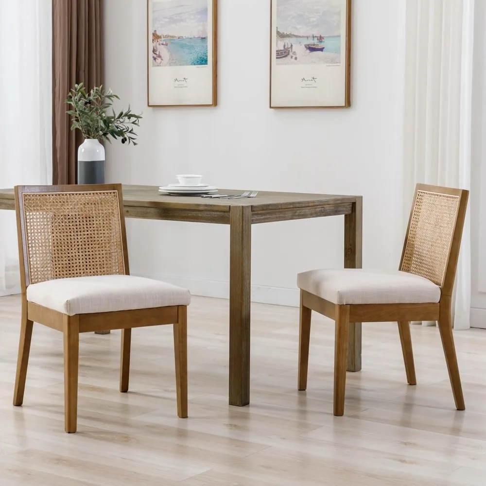 Farmhouse Rattan Dining Chairs Natural Wood Dining Room Chairs Rectangle Cane Country Kitchen
Farmhouse Rattan Dining Chairs Natural Wood Dining Room Chairs Rectangle Cane Country Kitchen