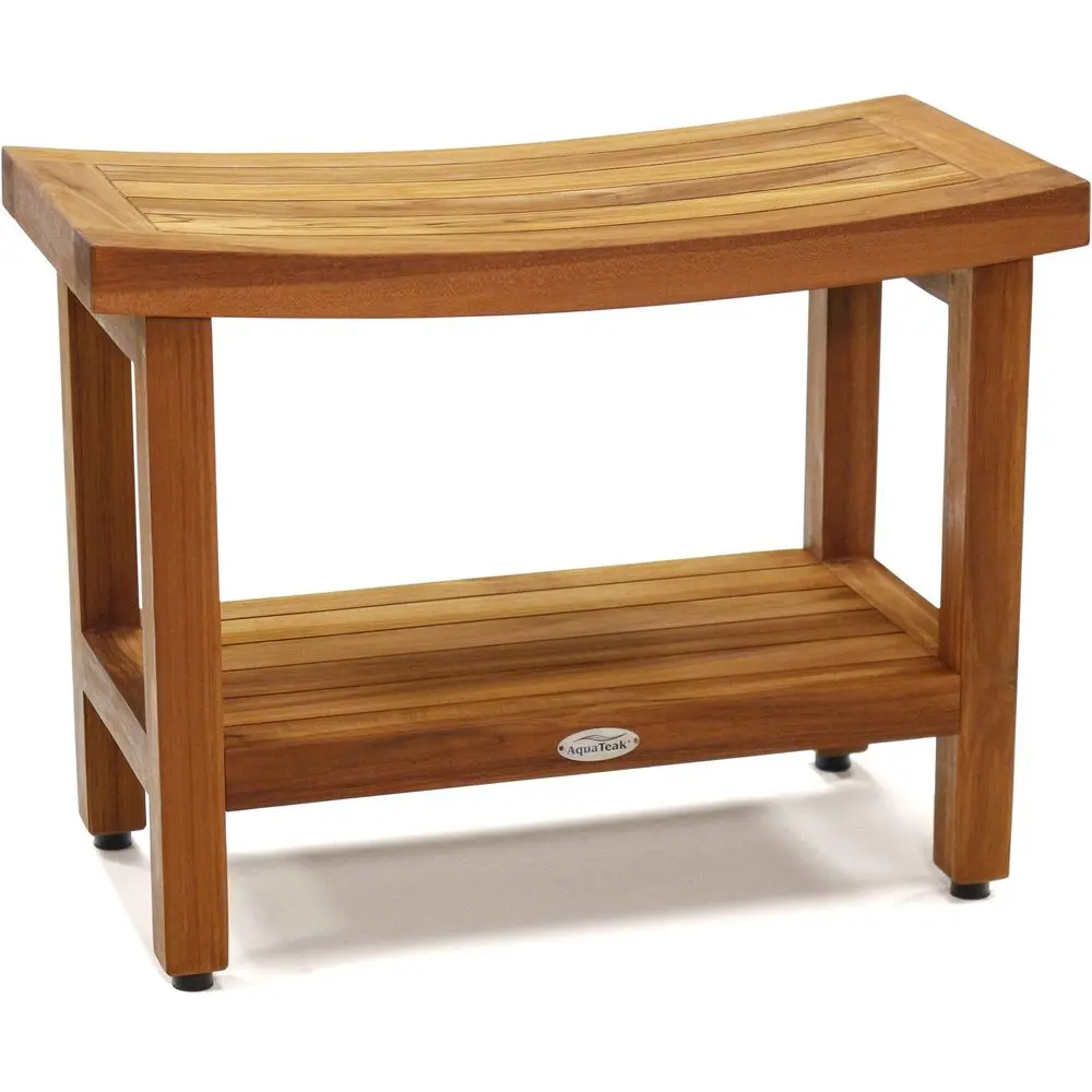 24 Sumba Teak Shower Bench with Shelf 24 Inch Pack of 1
24 Sumba Teak Shower Bench with Shelf 24 Inch Pack of 1