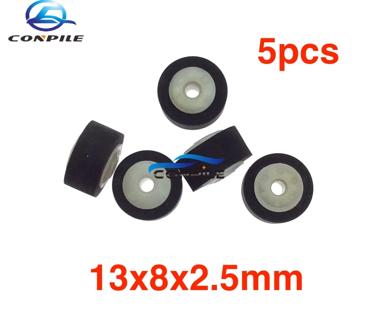 5pc 13mmx8mmx2.5mm pinch roller For sharp 800 tape recorder cassette deck tape Stereo audio player
5pc 13mmx8mmx2.5mm pinch roller For sharp 800 tape recorder cassette deck tape Stereo audio player