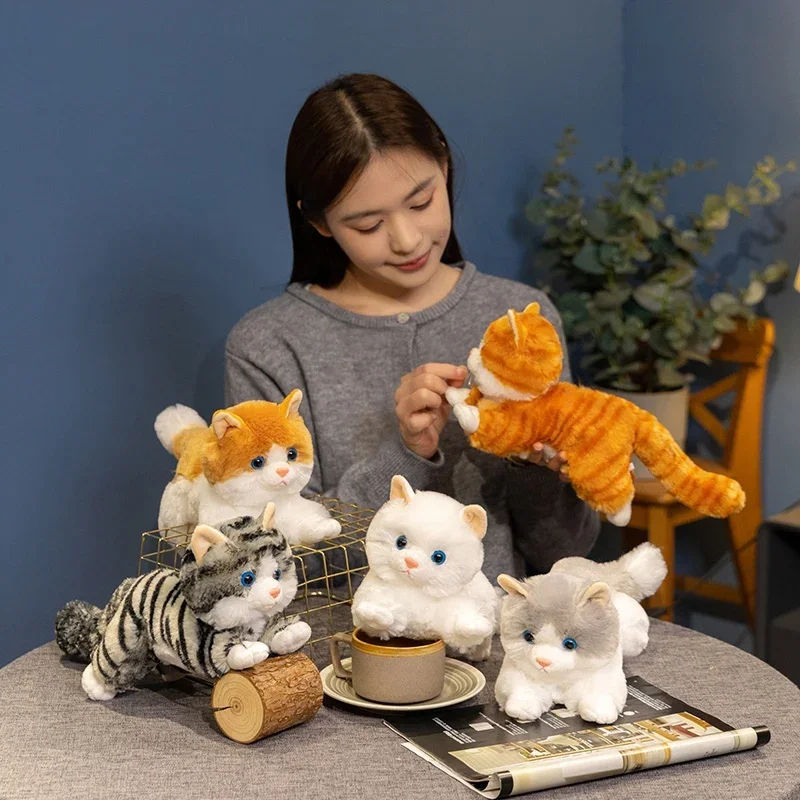 Lifelike Kawaii Cat Plush Toy Animal Stuffed Kitten Doll Toys for Kids Girls Birthday Gift Room Decor
Lifelike Kawaii Cat Plush Toy Animal Stuffed Kitten Doll Toys for Kids Girls Birthday Gift Room Decor