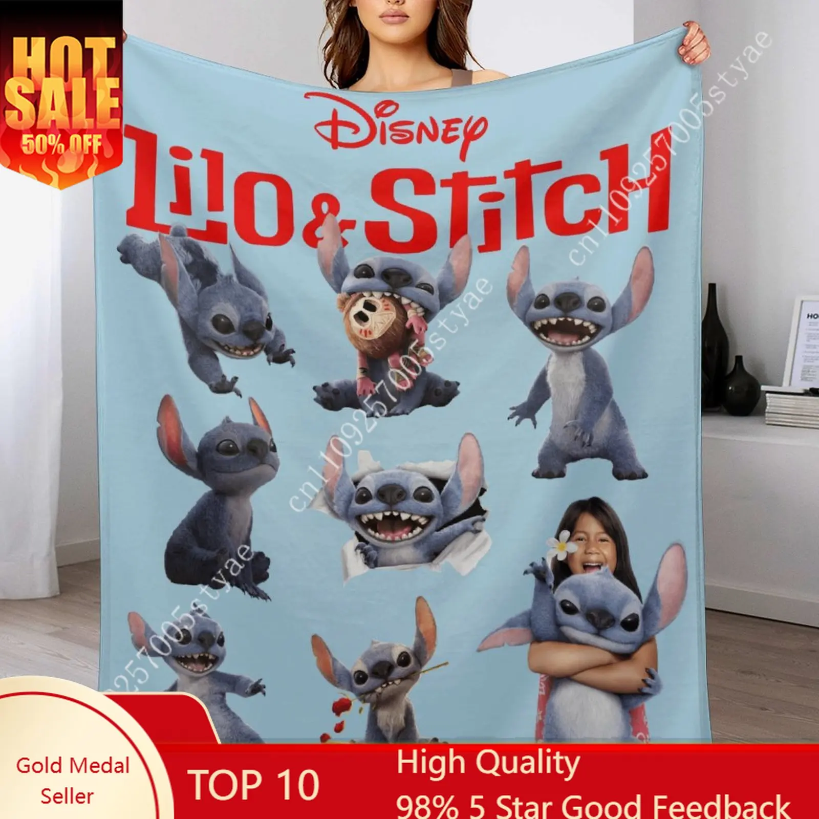 Lilo & Stitch Blanket Disney 2025 Cartoon Plush Blanket Soft Indoor Decoration Adult Child Holiday Party Gifts Warm Custom Quilt
Lilo & Stitch Blanket Disney 2025 Cartoon Plush Blanket Soft Indoor Decoration Adult Child Holiday Party Gifts Warm Custom Quilt