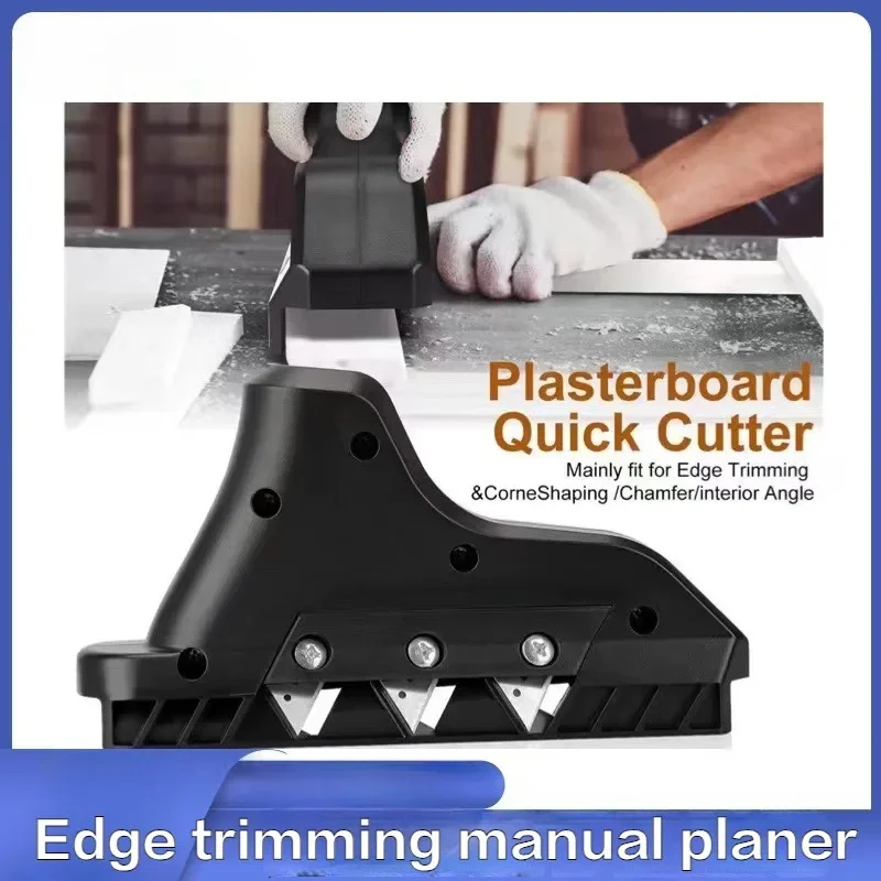 Woodworking planer tool, three blade edge planer, gypsum board chamferer, edge trimmer, chamfer planer, manual
Woodworking planer tool, three blade edge planer, gypsum board chamferer, edge trimmer, chamfer planer, manual
