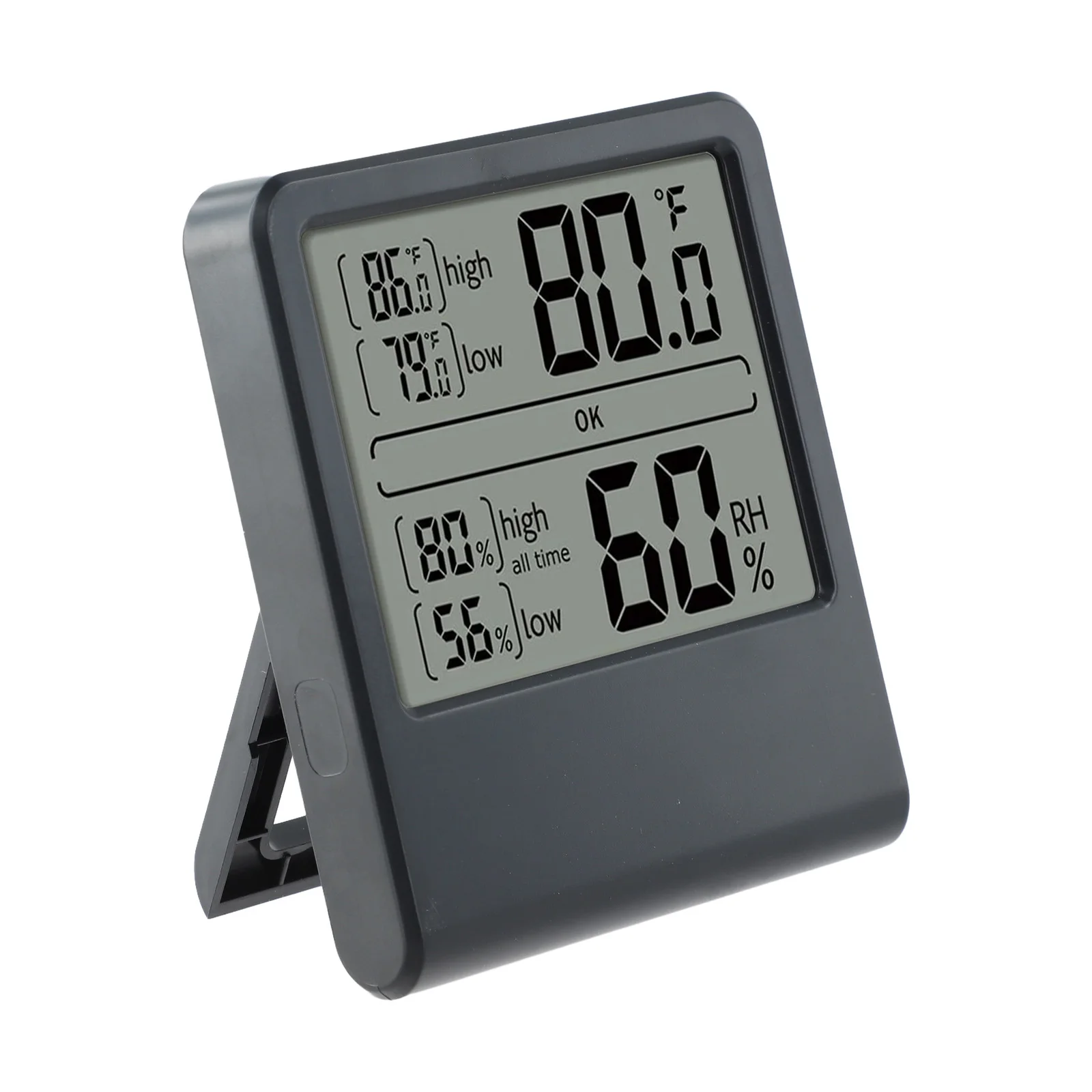 Compact Humidity Device Digital Temperature Meter Climate Control 90*77*15mm Humidity Accuracy 5 RH Measurement Range 10 -99 RH
Compact Humidity Device Digital Temperature Meter Climate Control 90*77*15mm Humidity Accuracy 5 RH Measurement Range 10 -99 RH
