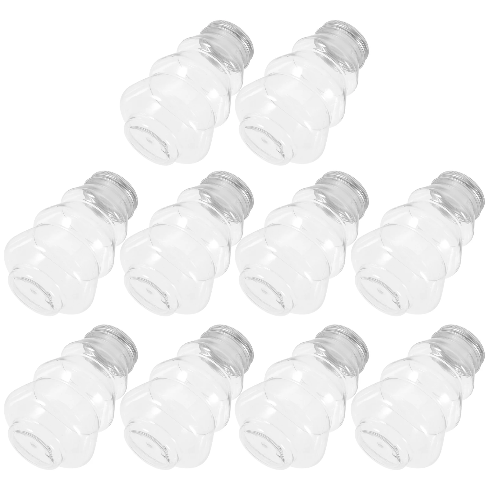 10Pcs Sealed Packaging Bottles Transparent Juice Bottles Pet Plastic Beverage Container Multipurpose Xmas Tree Shape
10Pcs Sealed Packaging Bottles Transparent Juice Bottles Pet Plastic Beverage Container Multipurpose Xmas Tree Shape